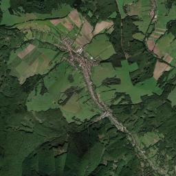 Strání Satellite Map