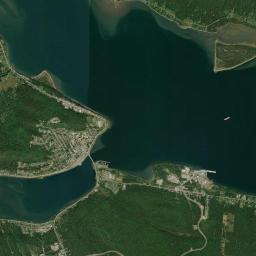Gaspé Satellite Map