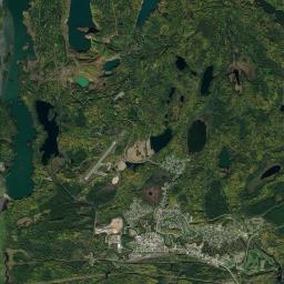 Atikokan Satellite Map