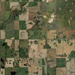 Rolette County Satellite Map