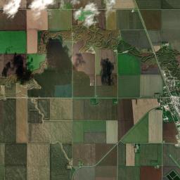 Hallock Satellite Map