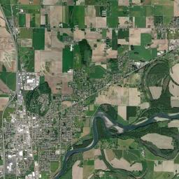 Burlington Satellite Map