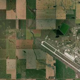 Minot Air Force Base Satellite Map