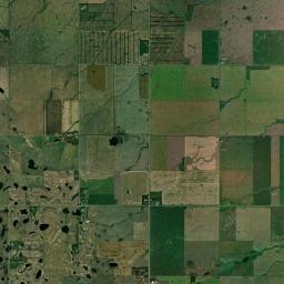 Ward County Satellite Map