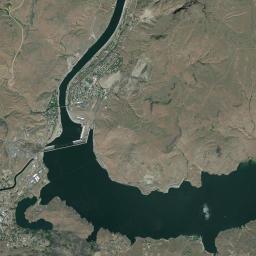 Coulee Dam Satellite Map