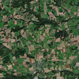 Sérent Satellite Map