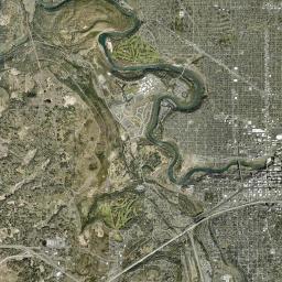 Spokane Satellite Map