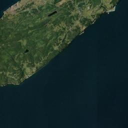 Wabana Satellite Map
