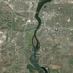 Great Falls Satellite Map