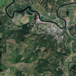 Saint Maries Satellite Map