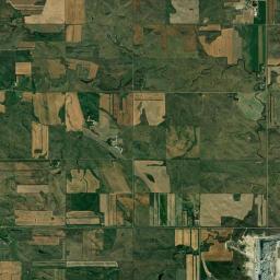 Oliver County Satellite Map