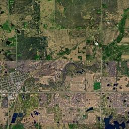 Hawley Satellite Map