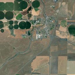 Connell Satellite Map