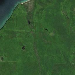 Alger County Satellite Map