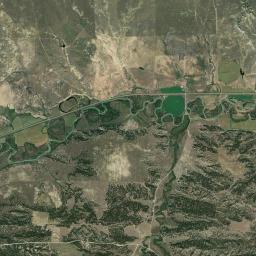 Musselshell County Satellite Map