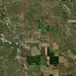 Slope County Satellite Map