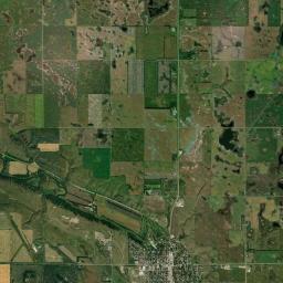Ransom County Satellite Map