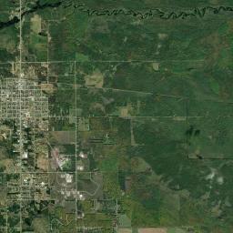 Luce County Satellite Map