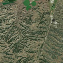 Treasure County Satellite Map