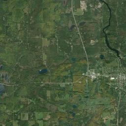 Crystal Falls Satellite Map
