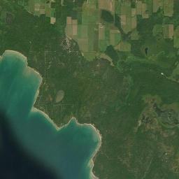 Manitoulin District Satellite Map