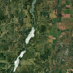 Braham Satellite Map