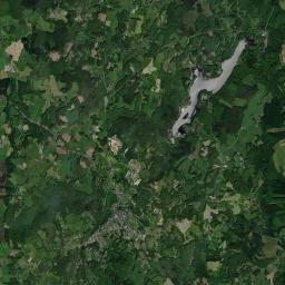 Treignac Satellite Map