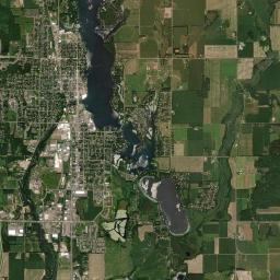 Rice Lake Satellite Map