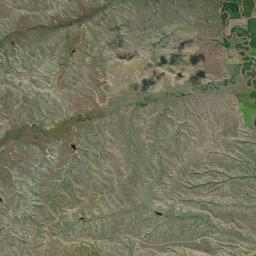 Big Horn County Satellite Map