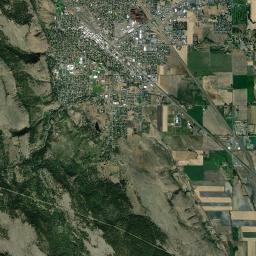 La Grande Satellite Map