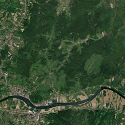 Grad Hrvatska Kostajnica Satellite Map