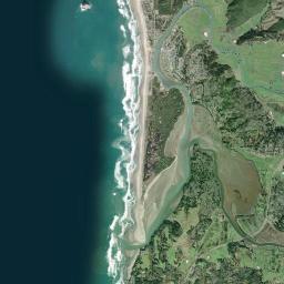 Pacific City Satellite Map