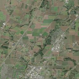 Hubbard Satellite Map