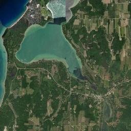 Leland Satellite Map