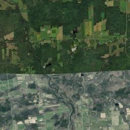 North Burke New York Satellite Map