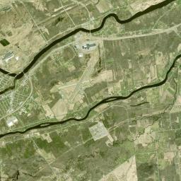 Massena Center New York Satellite Map