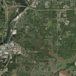 Evergreen Satellite Map