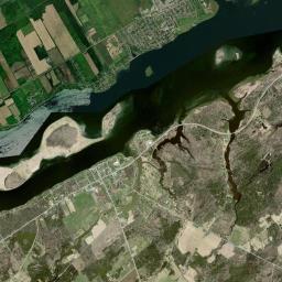 Waddington New York Satellite Map