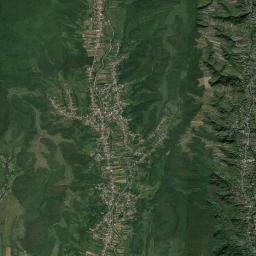 Comuna Priboieni Satellite Map