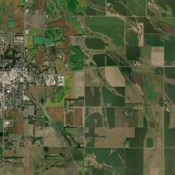 Redfield Satellite Map