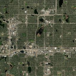 Bloomington Satellite Map