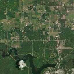 Oscoda County Satellite Map