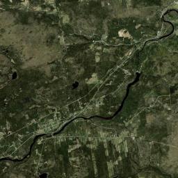 Saranac New York Satellite Map