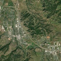 Spearfish Satellite Map