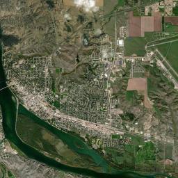 Pierre Satellite Map