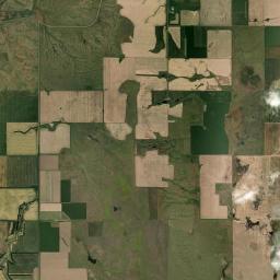 Hughes County Satellite Map