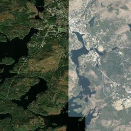 Saranac Lake New York Satellite Map