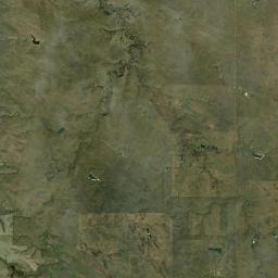 Haakon County Satellite Map