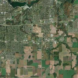 Combined Locks Satellite Map