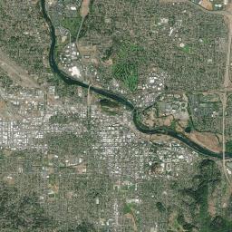 Eugene Satellite Map